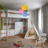 Set of 3 Colorful Round Origami Pendant lampshades