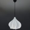 "Smokva White" Wavy Bell Lampshade