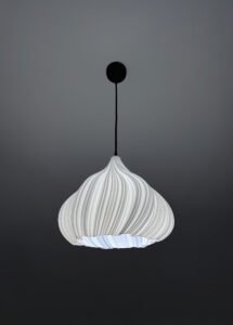 SMOKVA White Wavy Pendant Lampshade