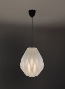 BUD Soft Ivory Japandi Pendant Lampshade
