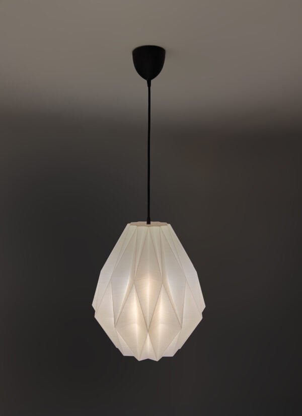BUD Soft Ivory Japandi Pendant Lampshade