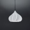 "Smokva White" Wavy Bell Lampshade