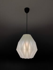 BUD Soft Ivory Japandi Pendant Lampshade