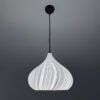 "Smokva White" Wavy Bell Lampshade