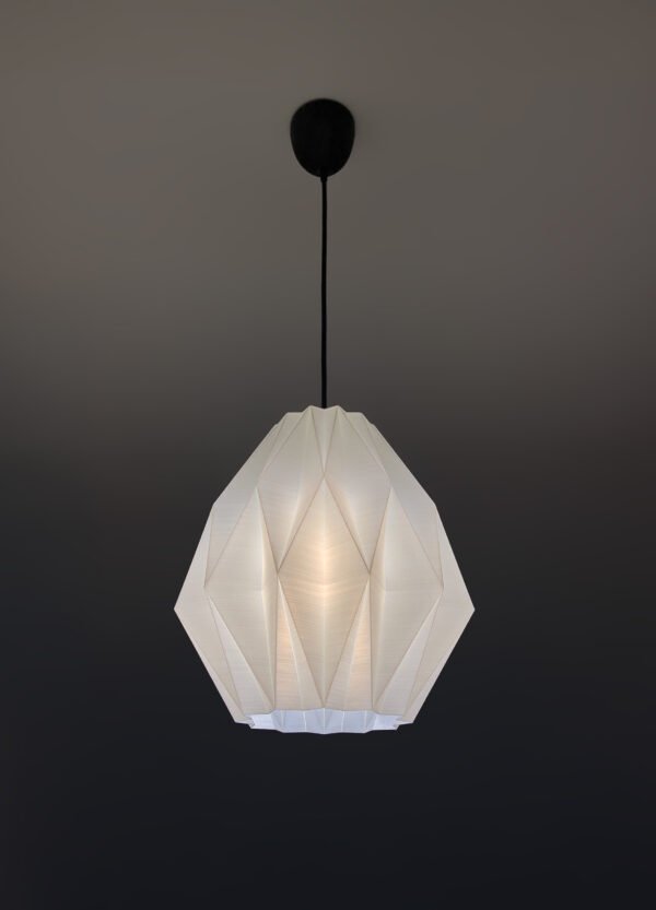 BUD Soft Ivory Japandi Pendant Lampshade