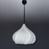 "Smokva White" Wavy Bell Lampshade