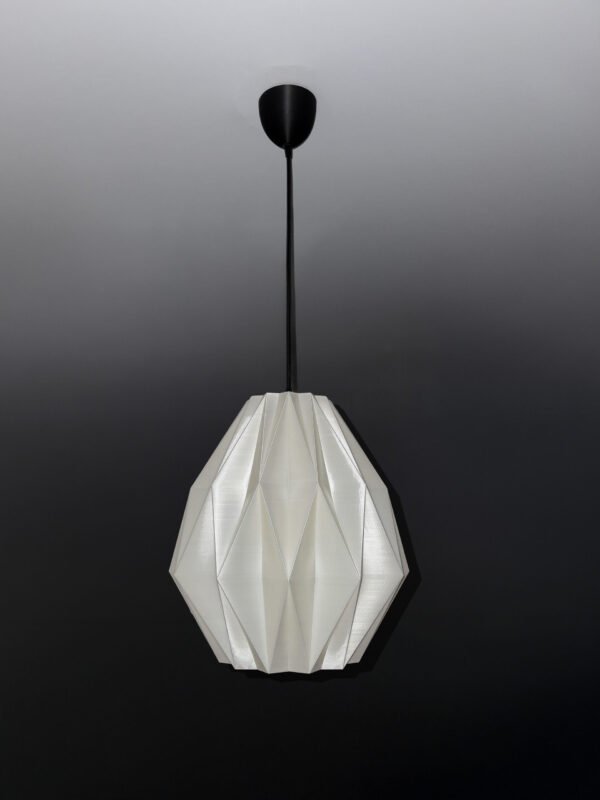 BUD Soft Ivory Japandi Pendant Lampshade