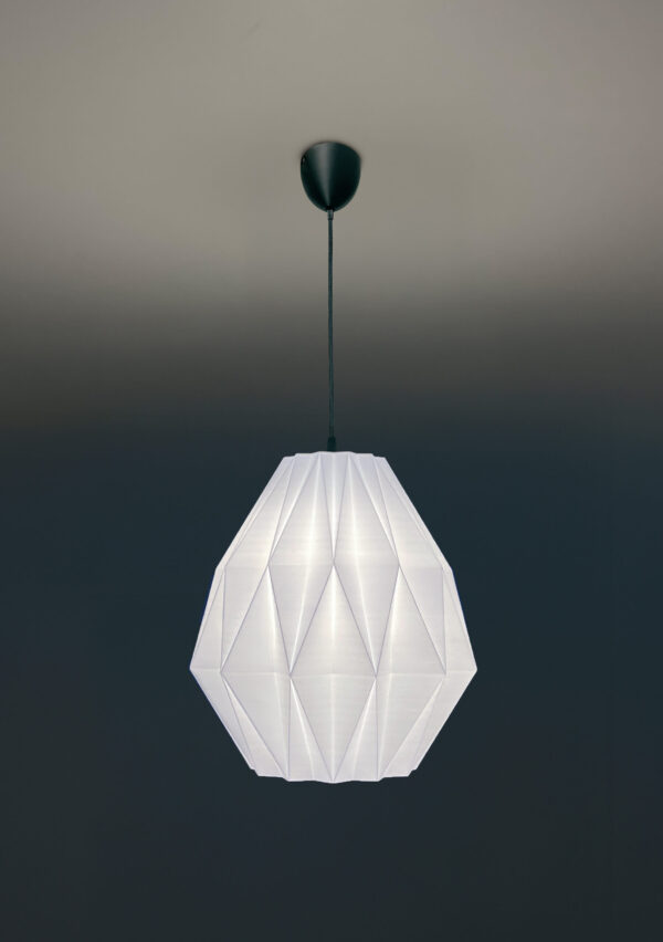 "Bud White" - Japandi Lightshade