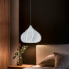 "Smokva White" Wavy Bell Lampshade