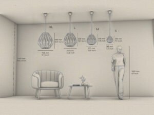 BUD Pure White Japandi Pendant Light