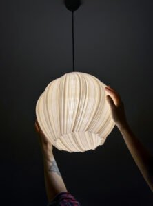FALA Round Soft Ivory Pendant Lamp Shade