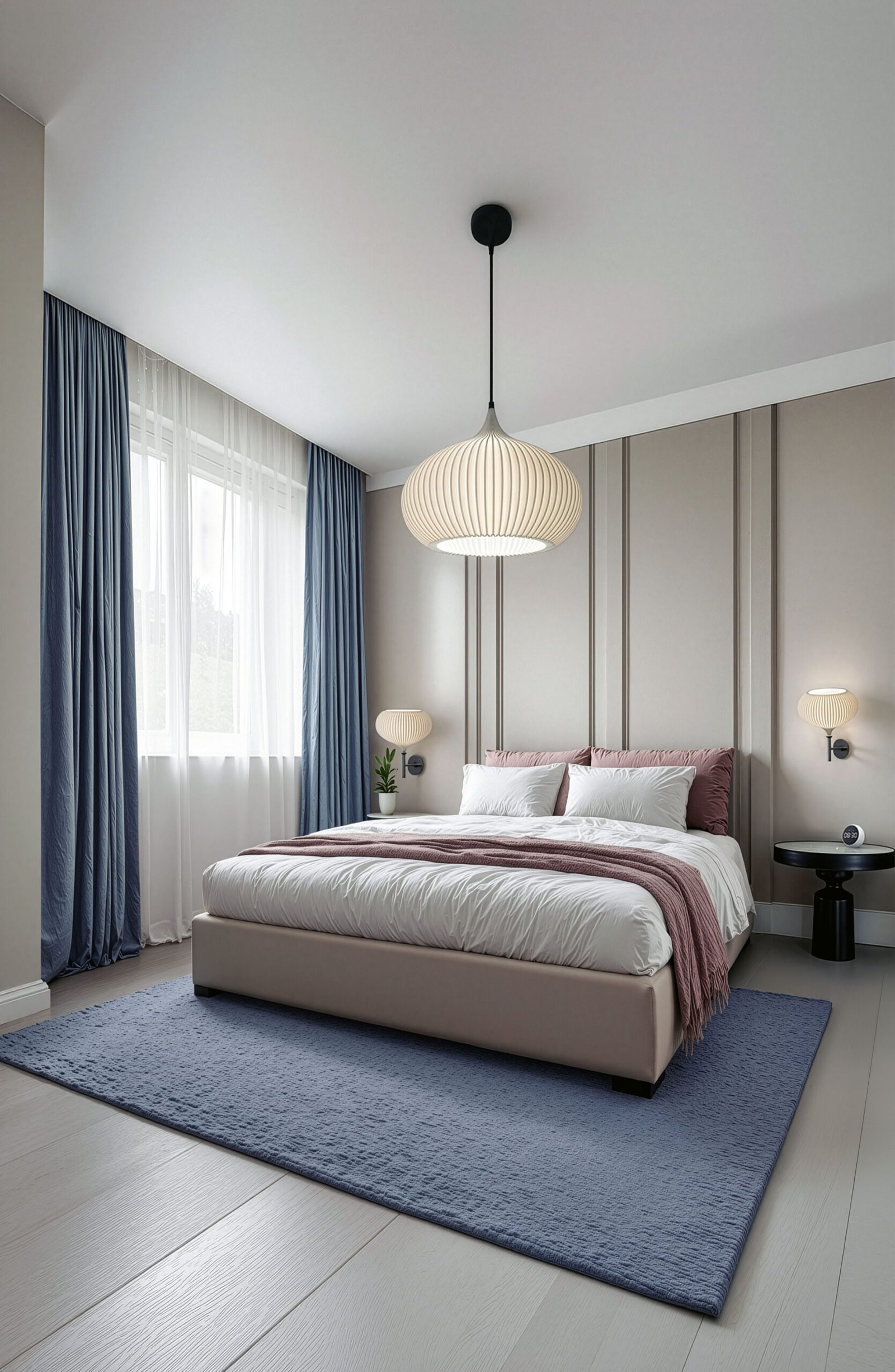 ONION Soft Ivory color Pendant Light Shade Bedroom ONION Soft Ivory Pendant Light Shade