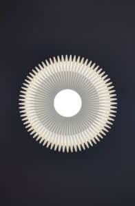 ONION Soft Ivory color Pendant Light Shade bottom ONION Soft Ivory Pendant Light Shade