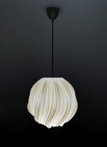MEDUSA Ivory Round Pendant Lampshade