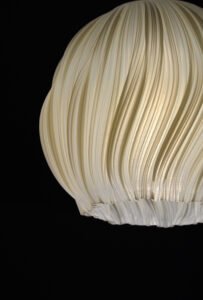 MEDUSA Ivory Round Pendant Lampshade