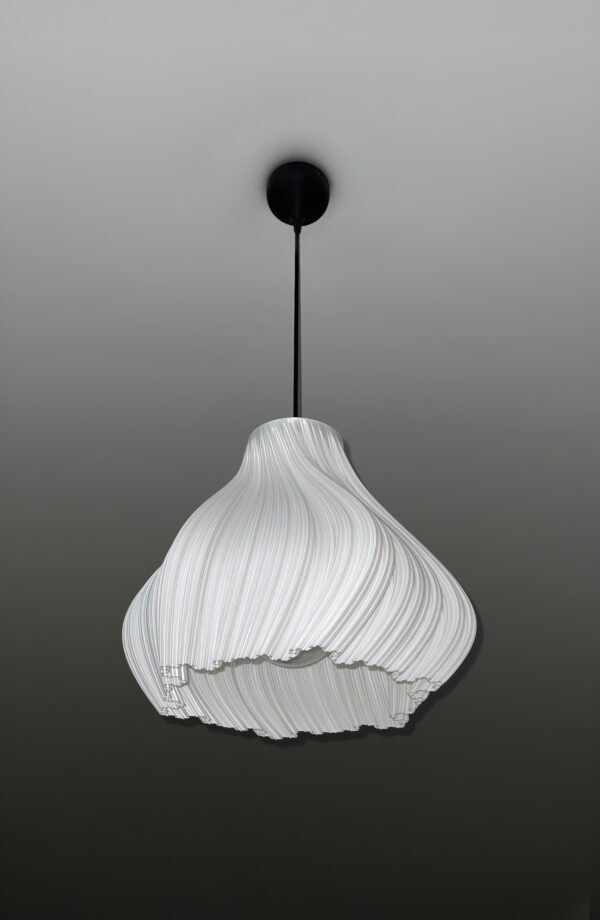 JELLY Wavy Pure White Pendant Lampshade