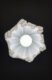 JELLY Pure White Pendant Lampshade with light on bottom JELLY Wavy Pure White Pendant Lampshade