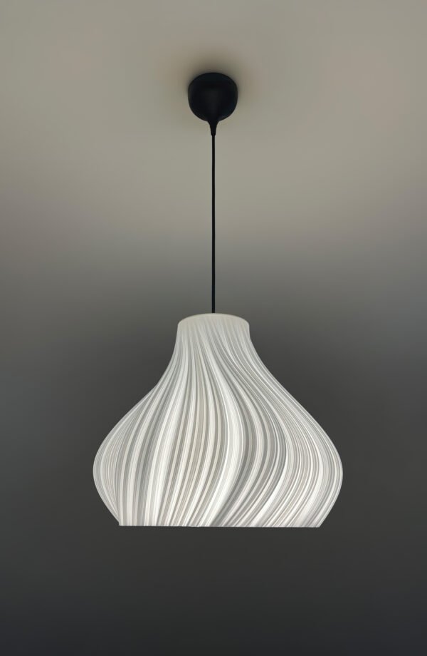 JELLY Wavy Pure White Pendant Lampshade