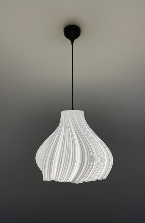 JELLY Wavy Pure White Pendant Lampshade
