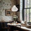 Jelly Pure white pendant lampshade Cafe JELLY Wavy Pure White Pendant Lampshade