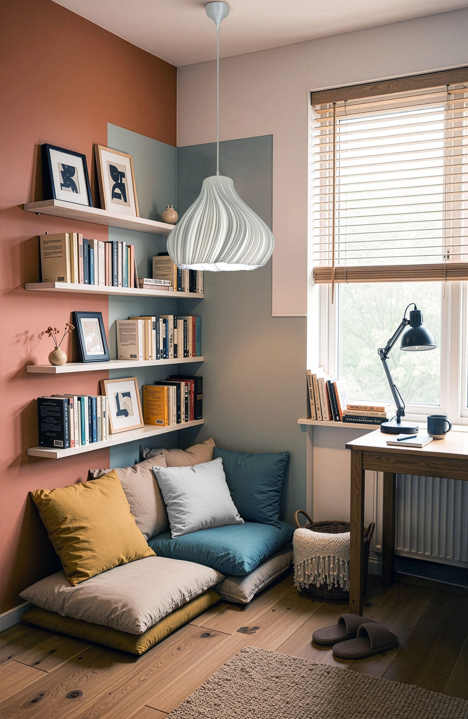 Jelly Pure white pendant lampshade Reading room+ JELLY Wavy Pure White Pendant Lampshade