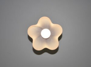 1 FIORA Ivory Striped Pendant Lampshade