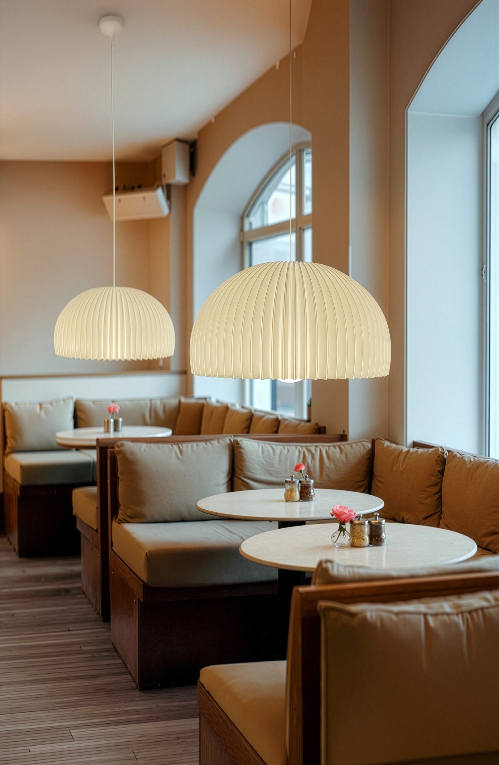 DOME Soft Ivory Pendant Lamp Shade