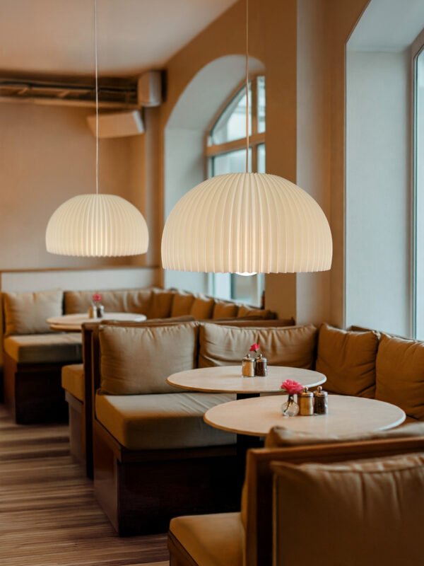 DOME Soft Ivory Pendant Lamp Shade