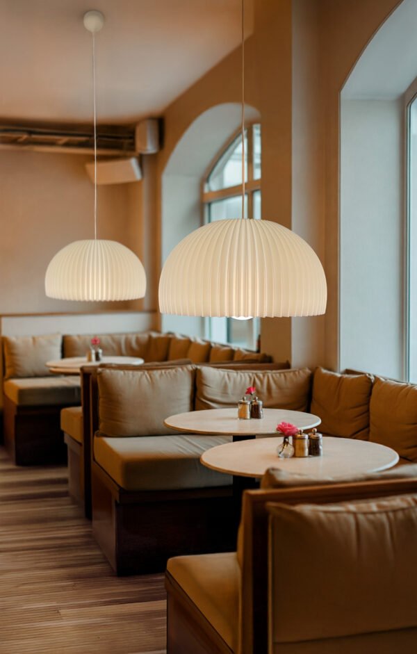 DOME Soft Ivory Pendant Lamp Shade