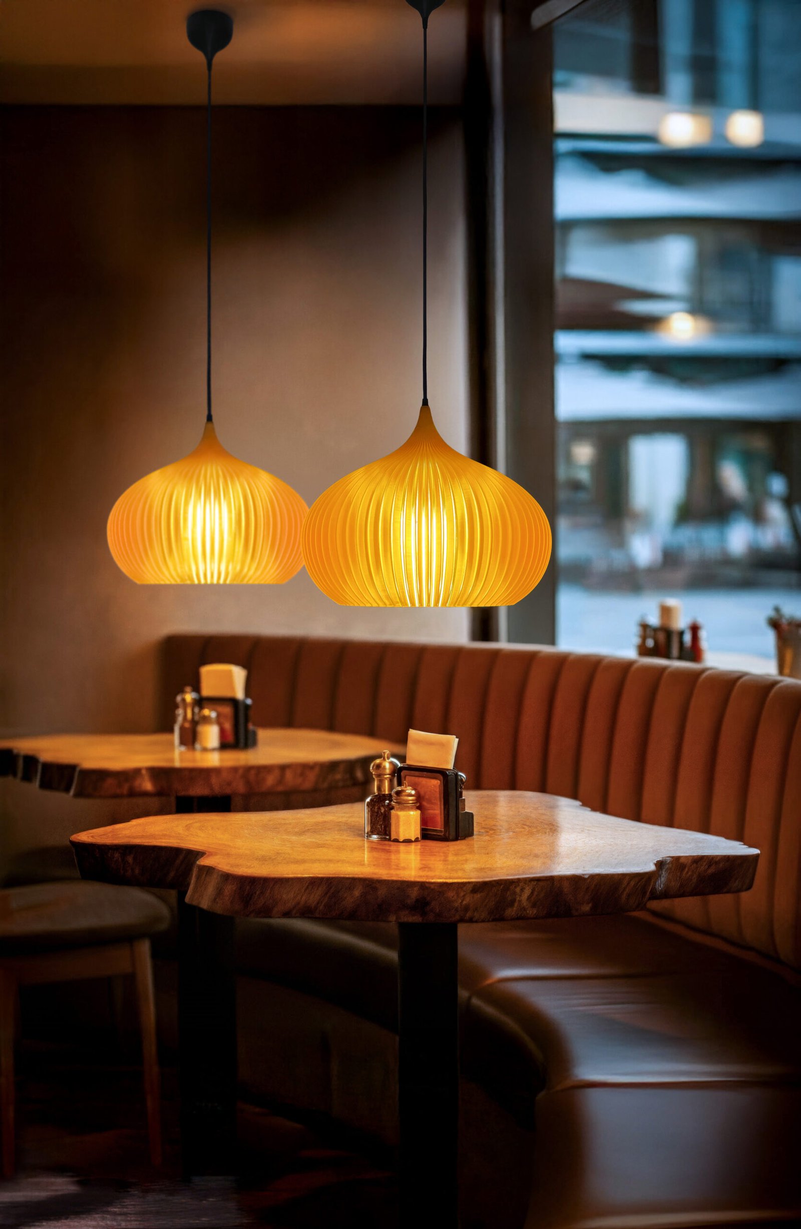 ONION Warm Amber Pendant Light Shade