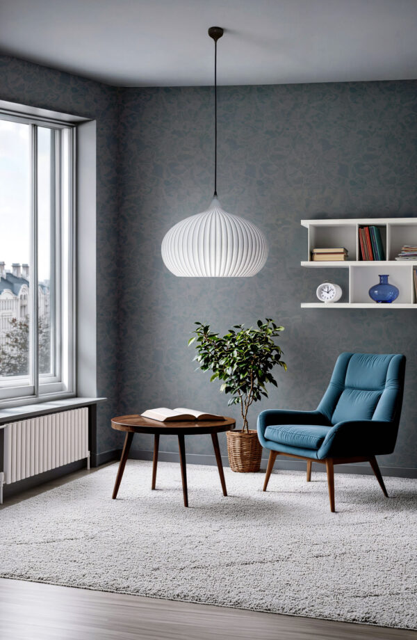 ONION Pure White Pendant Lampshade Reading Room ONION Pure White Pendant Light Shade