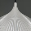 ONION Pure White Pendant Light Shade Close-up Elegant white pendant lamp hanging down