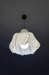 JELLY Wavy Soft Ivory Pendant Lampshade