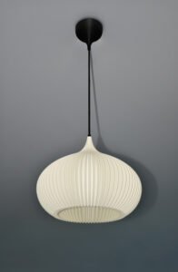 ONION Soft Ivory color Pendant Light Shade without light Elegant ivory pendant light shade