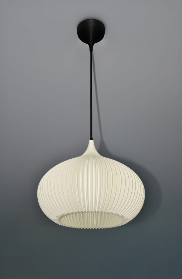 Elegant ivory pendant light shade