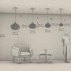 ONION Carbon Black Pendant Light Shade