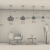 ONION Carbon Black Pendant Light Shade