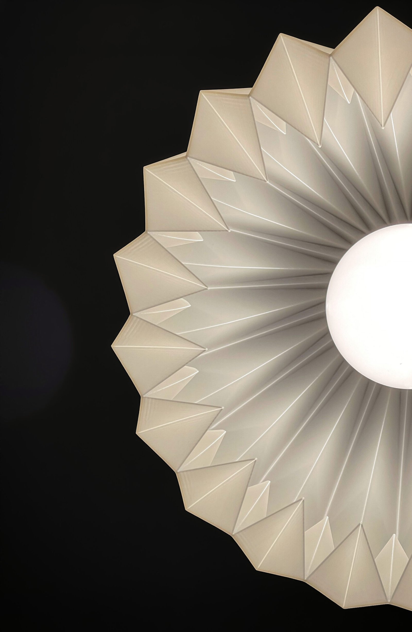 SAIA Ivory Origami Pendant Lightshade