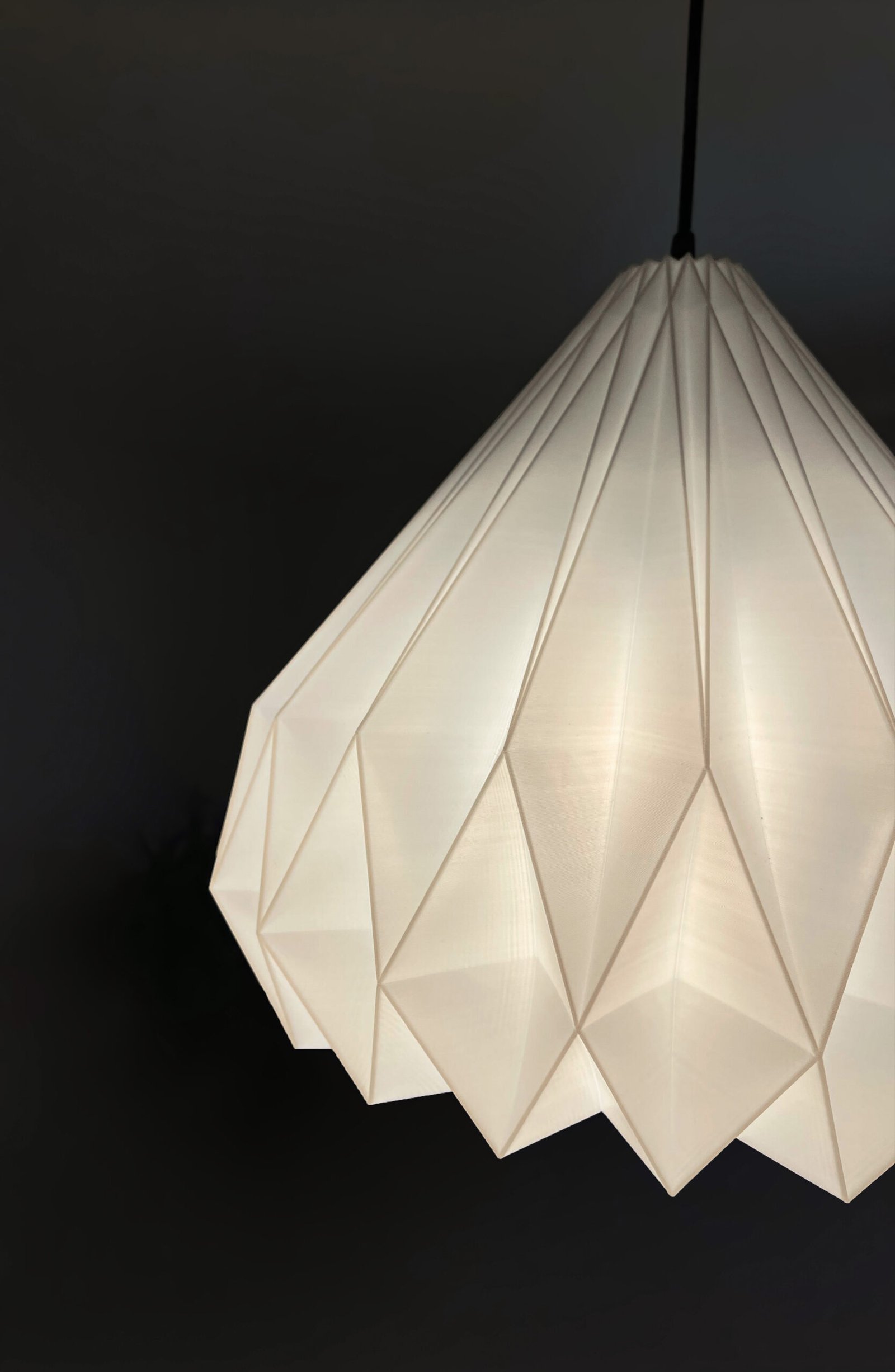SAIA Ivory Origami Pendant Lightshade