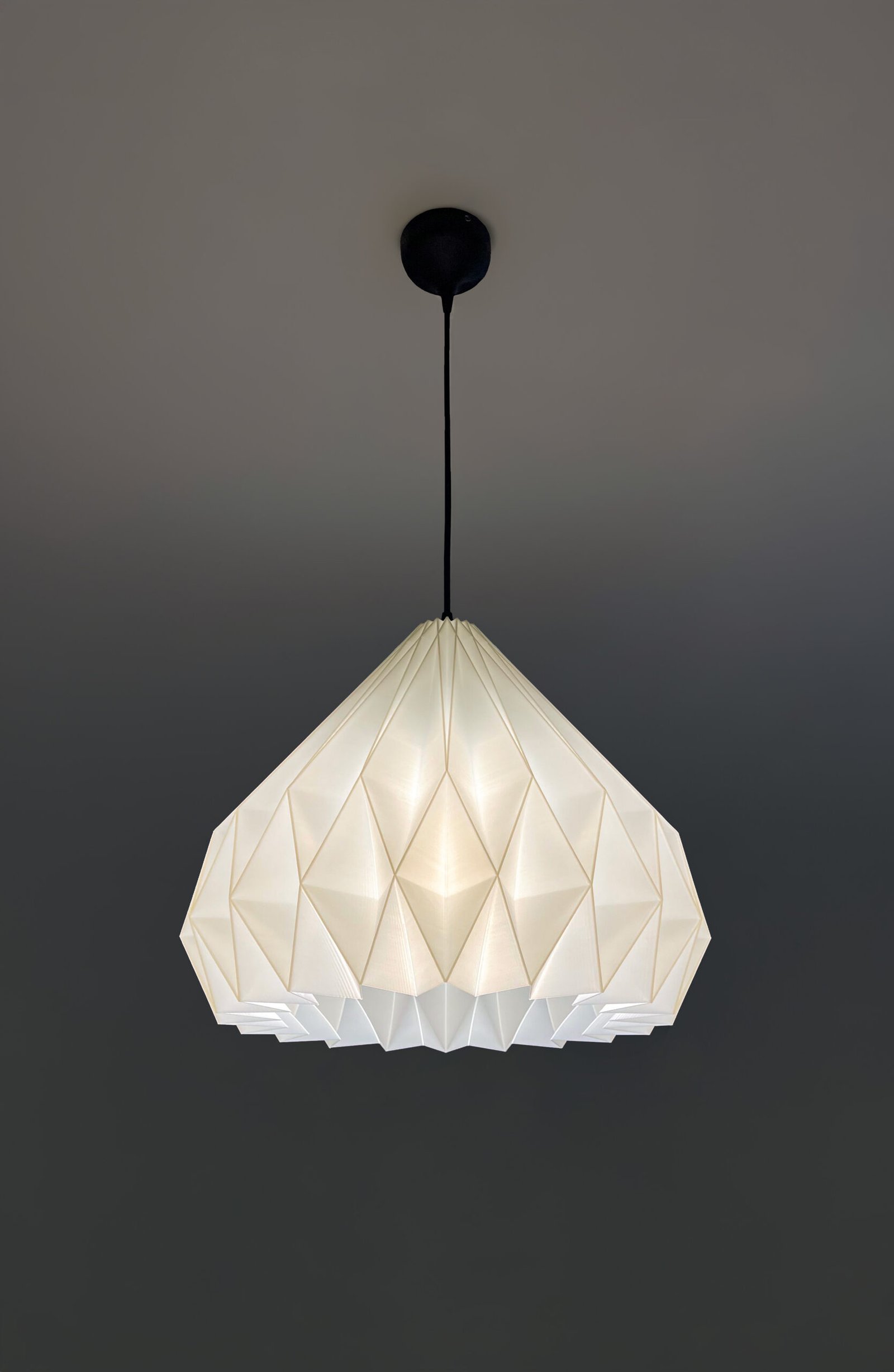 SAIA Ivory Origami Pendant Lightshade